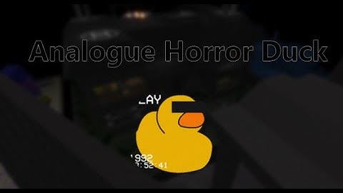 How to get "Analogue Horror Duck" FTD
