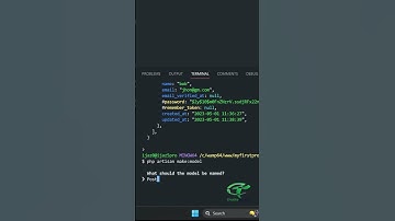 create a model in laravel part 1