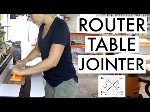 Using a Router Table as a Jointer // Router Tips // How to Woodworking // No Jointer