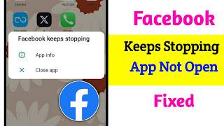 Fix Facebook Keeps stopping problem || Facebook App Not opening problem || Fixed