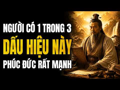NẾU CÓ 1 TRONG 3 DẤU HIỆU NÀY BẠN LÀ NGƯỜI CÓ PHÚC ĐỨC RẤT LỚN.