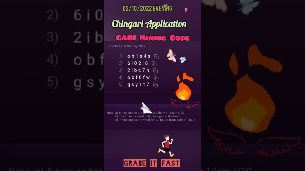 latest CHINGARI Application GARI Mining Codes 🙏🇮🇳 
