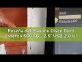 Reseña del Maxone Disco Duro Externo 500GB - 2.5" USB 3.0 Ultrafino Diseño Metálico HDD Portátil par