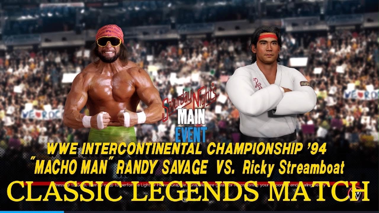 Randy Savage vs. Ricky Steamboat WWF Intercontinental Championship
