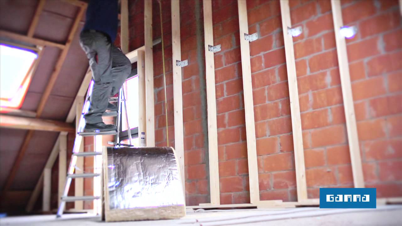 Isoler avec de la laine de verre Vidéo bricolage GAMMA