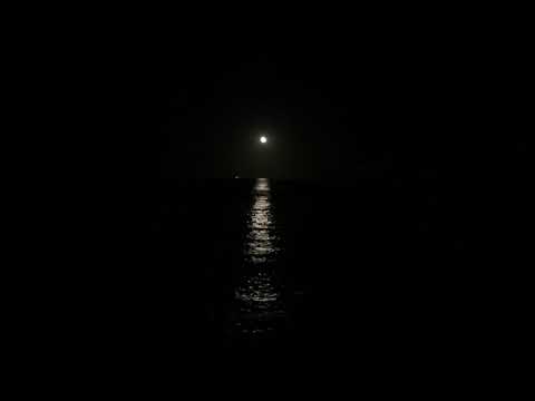 Moon over the sea. Es Canar, Ibiza. Track : Selene.