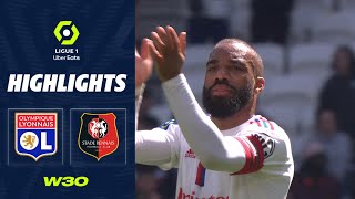 OLYMPIQUE LYONNAIS - STADE RENNAIS FC (3 - 1) - Highlights - (OL - SRFC) / 2022-2023