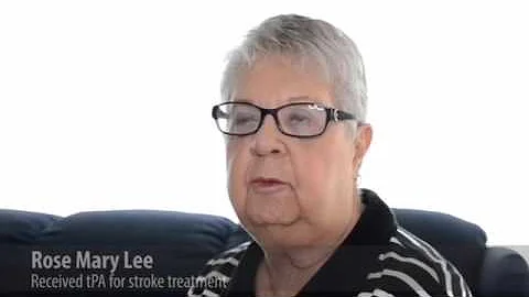 Stroke patient disability-free thanks to niece and...