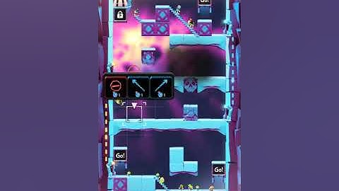 Lemmings. Level W 84-17. Walkthrough.