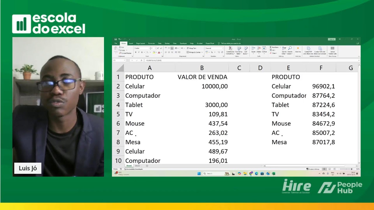Fórmulas para Poupar Tempo no Excel | Evento presencial Maputo