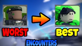 Ranking Every Champion From WORST TO BEST in Encounters! (Roblox) screenshot 1