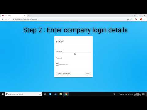 How to login in Tms Backend