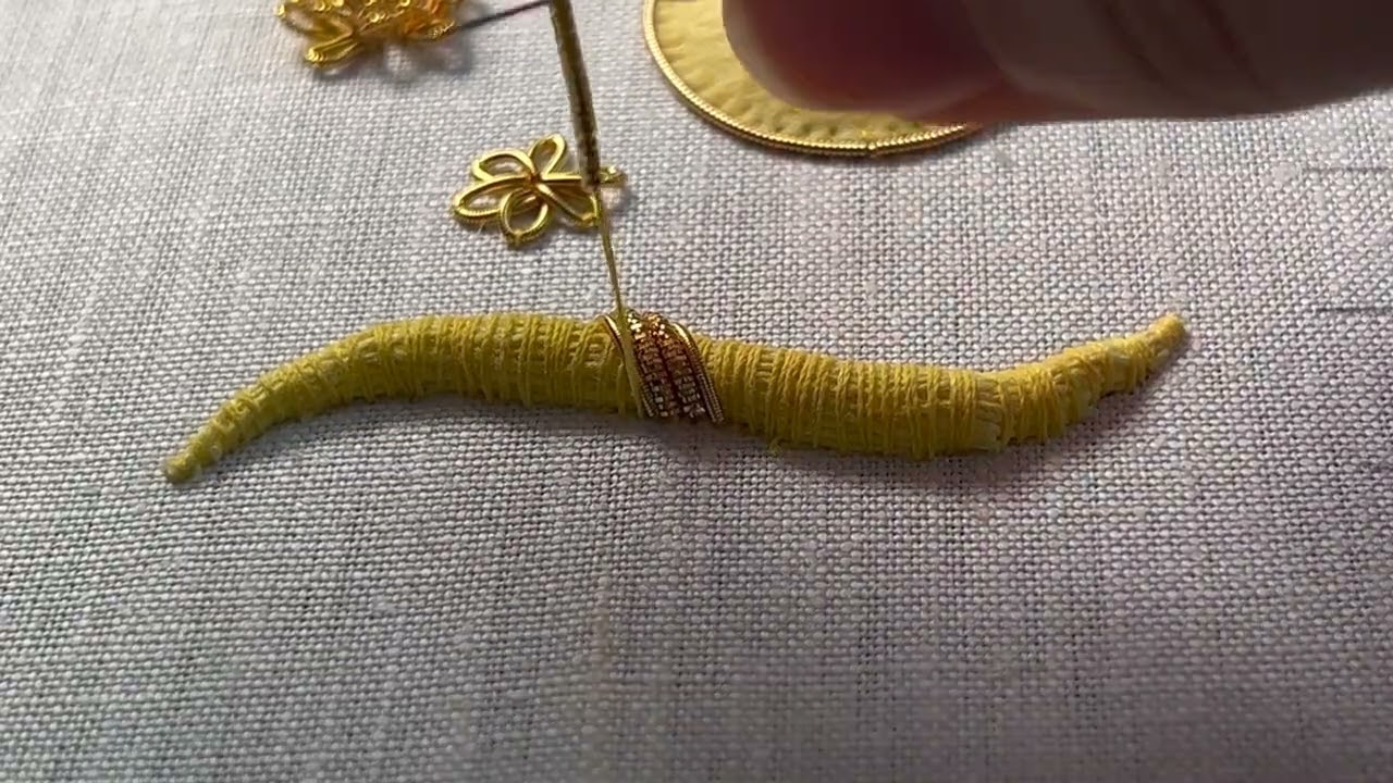 Goldwork Fundamentals: Cutwork over Soft String