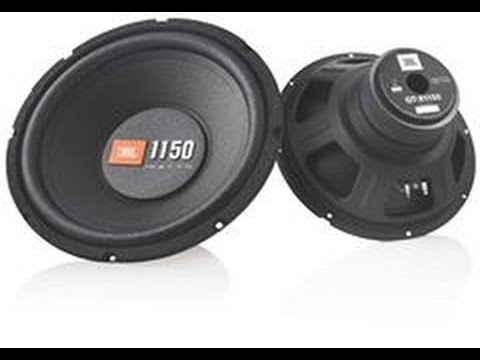 JBL GT X1150 subwoofer speaker unboxing 