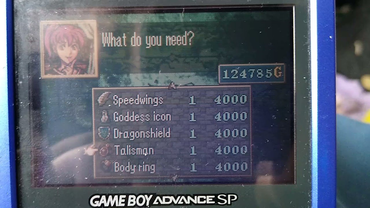 buying boots for roy fire emblem to eat