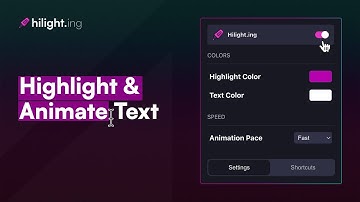 Highlight and Animate Text Google Chrome Extension