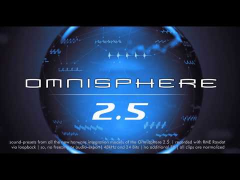 Omnisphere 2.5 HD soundsamples from the new hardware integration