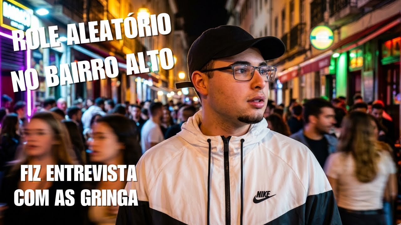 Rolê mais aleatório no bairro alto - Entrevistei 2 alemã (veja o que aconteceu)