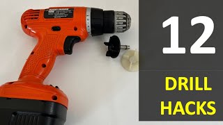 12 Drill Machine Life Hacks you should know