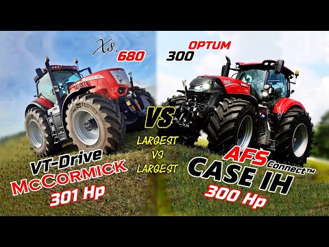 McCormick X8.680 VT-Drive VS Case Optum 300 AFS Connect™ [Largest VS Largest](All levels comparison)