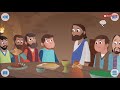 LA ÚLTIMA CENA | Biblia para niños | Una comida de despedida | Semana Santa | Apuesta por Dios