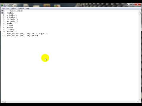 PL SQL Training in Bangladesh : Calculation with variable