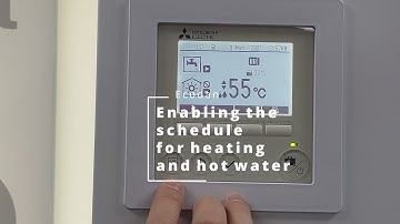 Ecodan switching on  the schedule