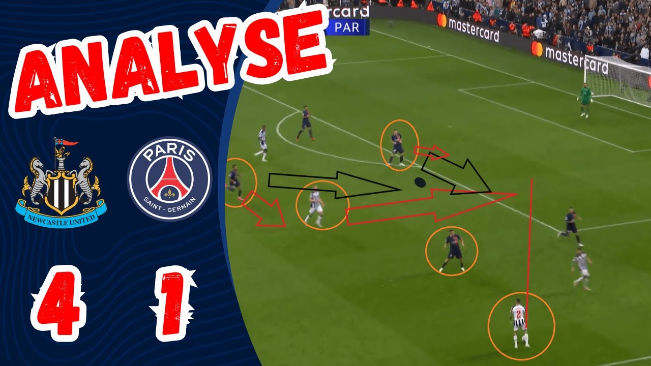 🧐Les joueurs 1ERS RESPONSABLES (DONT MBAPPE) ! Newcastle/PSG (4-1): analyse du 3e but🔴🔵