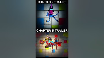 Chapter 5 Vs Chapter 2 - Poppy Playtime Chapter 5 - Poppy Playtime Chapter 4 #poppy #shorts #game