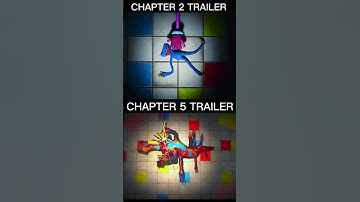 Chapter 5 Vs Chapter 2 - Poppy Playtime Chapter 5 - Poppy Playtime Chapter 4 #poppy #shorts #game
