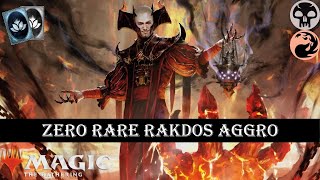 Information ZERO RARE RAKDOS AGGRO | Dominaria United Standard | MTG Arena Budget Deck | F2P Update