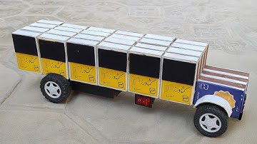 How to make Matchbox School Bus At Home / DIY Matchbox Bus #Bus #matchbox_Bus