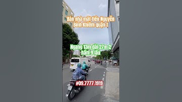 Bán nhà mặt tiền đường Nguyễn Bỉnh Khiêm quận 1 ngang 13m dài 27m 2 hầm 9 lầu #batdongsan #toanha