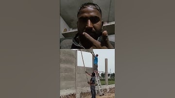 precast fence installation process #smartwork #tools #technology #machinery #viral #shorts