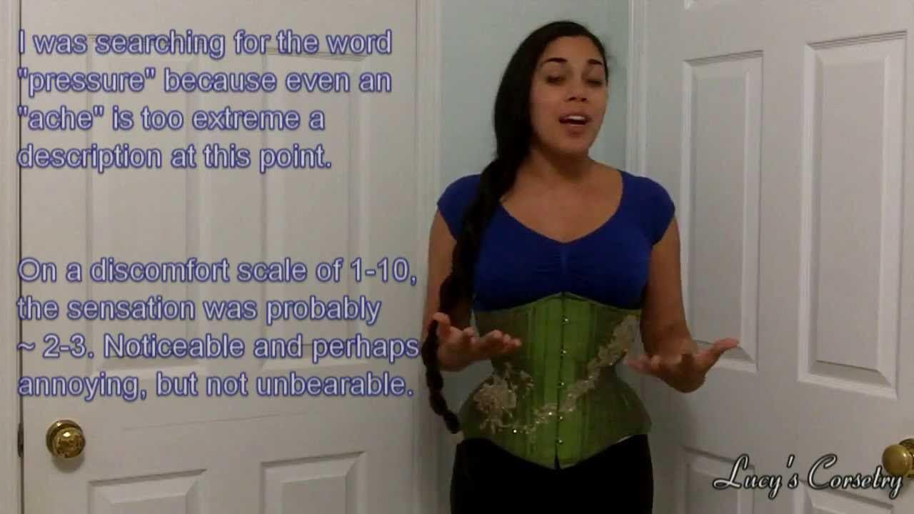 Corset Seasoning 9th Wear Typical Tenderness Vs Inappropriate Pain Lucy S Corsetry Youtube