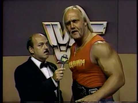 Hulk Hogan promo on George Steele for St. Louis - aired 8/5/84