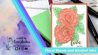 Altenew Floral plus Alcohol Inks