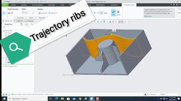 Lecture (08) # Trajectory ribs, #Creo#Pro-E complete course Online classes