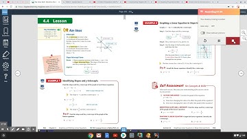 4.4 Graphing Linear Equations in Slope   Intercept Form.  8M