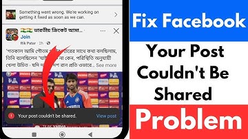 How To Fix Your Post Couldn