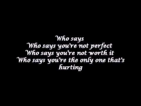 Selena Gomez - Who Says ( Lyrics On Screen ) - YouTube