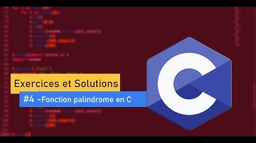 Exercices et Solutions #3 : Fonction palindrome en C