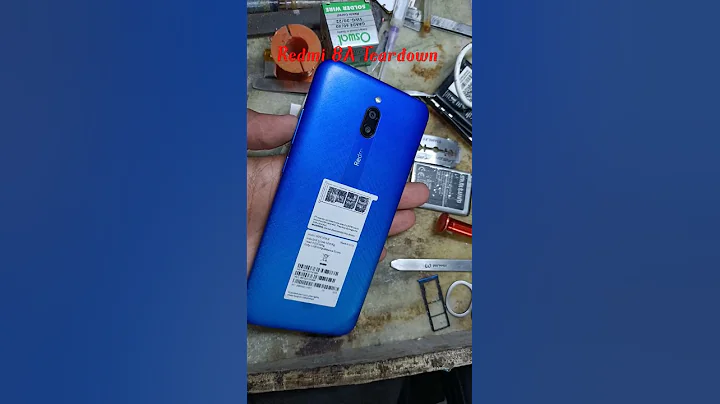 Redmi 8A Teardown!! How to open Redmi 8A