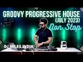 Groovy progressive house july 2023  techno music  ddj 1000  ddj 400  ddj flx 4 techno music