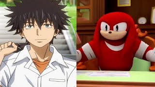 Knuckles Rates Toaru Crushes (Husbando Edition)