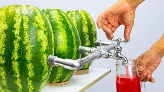 10 Amazing Life Hacks with Watermelon!! by Play To DIY 525,476 views 4 years ago 13 minutes, 26 seconds