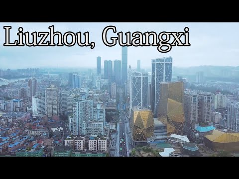 Aerial Drone Views: Liuzhou, Guangxi, China