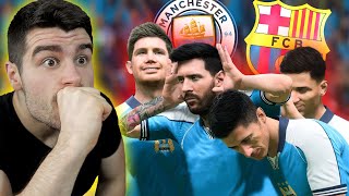 :  - BARCELONA  MAN CITY   EA FC