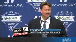 New Giants coach Ben McAdoo meets the media Net Worth