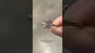 How to style princess cut #engagementrings 👑